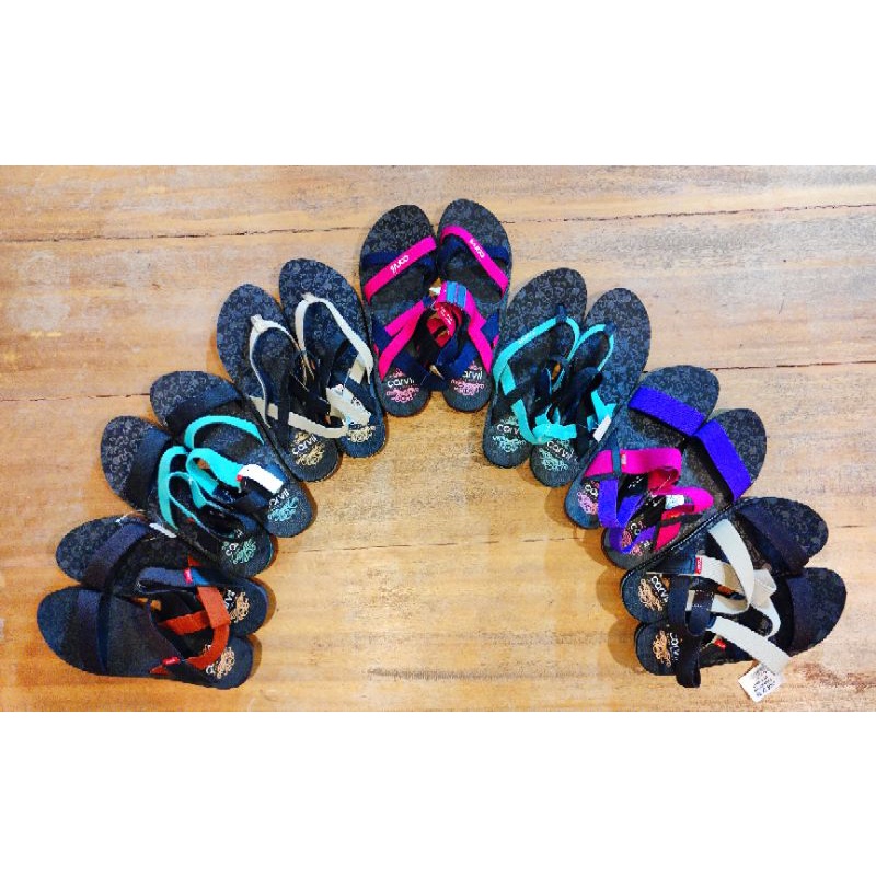 Sandal Carvil Tulip Model Gunung Wanita