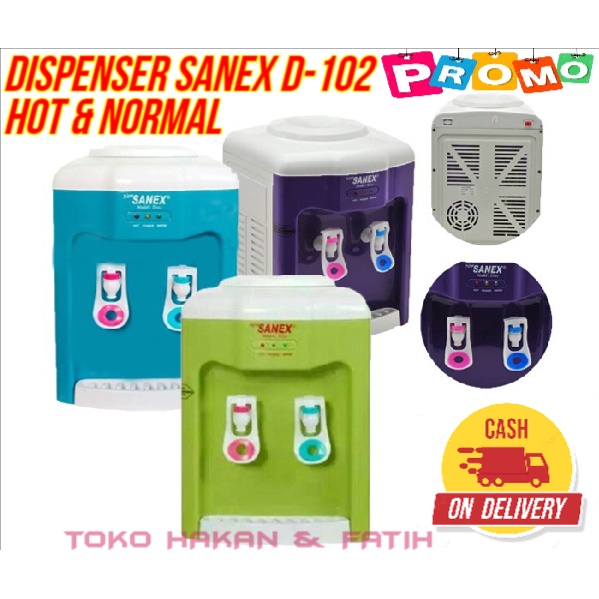 Sanex D 102 Dispenser - Sanex D-102 Water Dispenser Hot & Normal - DISPENSER SANEX D 102 / D102 / D-