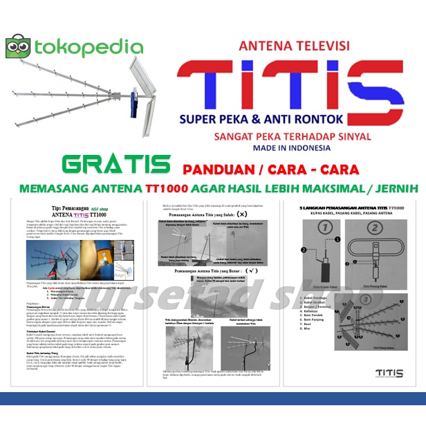 enhrt1fr Antena Tv Digital / Antena Tv Outdoor / Antena Tv Bagus / Antena Titis D2R54Tg