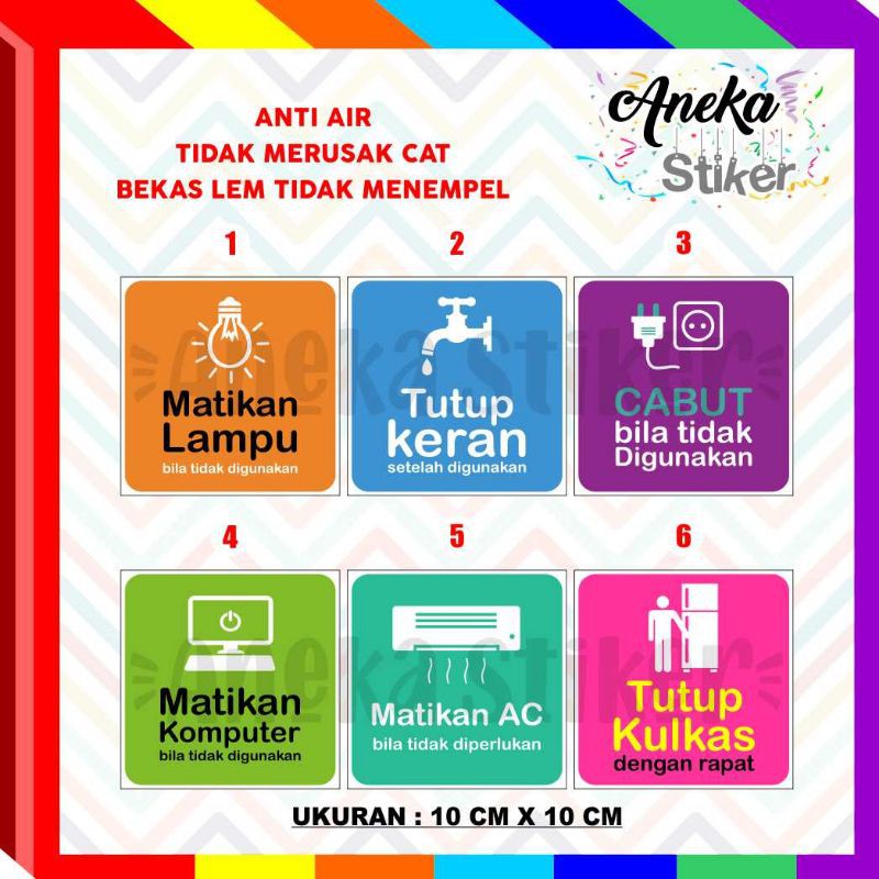 

TERMURAH STICKER WATERPROOF HEMAT ENERGY STIKER HEMAT ENERGY WATERPROOF