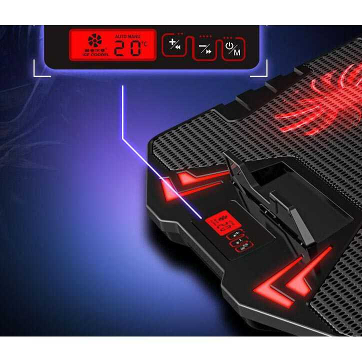 ICE FAN Cooling Pad Laptop 5 Kipas -  Murah Kipas Pendingin Laptop