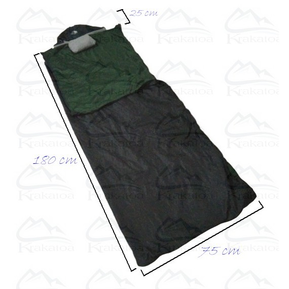 Paket Sleeping Bag Polar Bantal &amp; Matras ~ Kantong Tidur Outdoor Sliping SlipingBag Bantal
