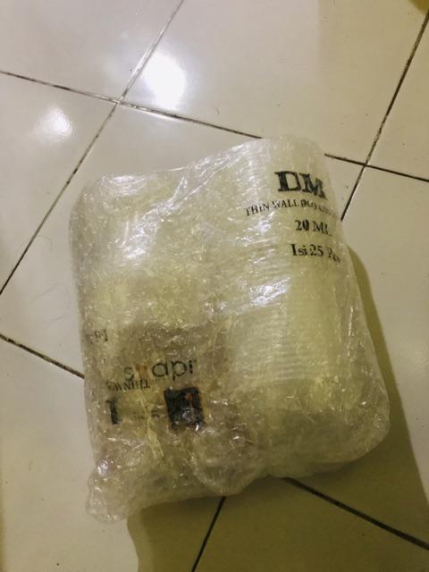 Thinwall Mangkok 200 Ml 200ml Kontainer Plastik Wadah Makanan Salad Buah Dm