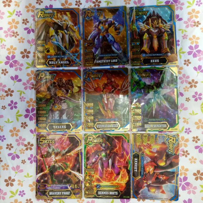 hero of robots full set gold ngv5