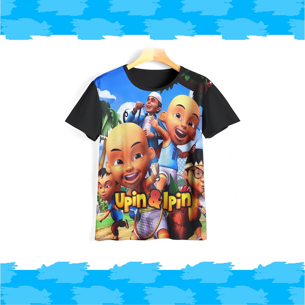 Baju Upin Dan Ipin | Kaos Upin Dan Ipin | Kaos Upin Dan Ipin anak v2