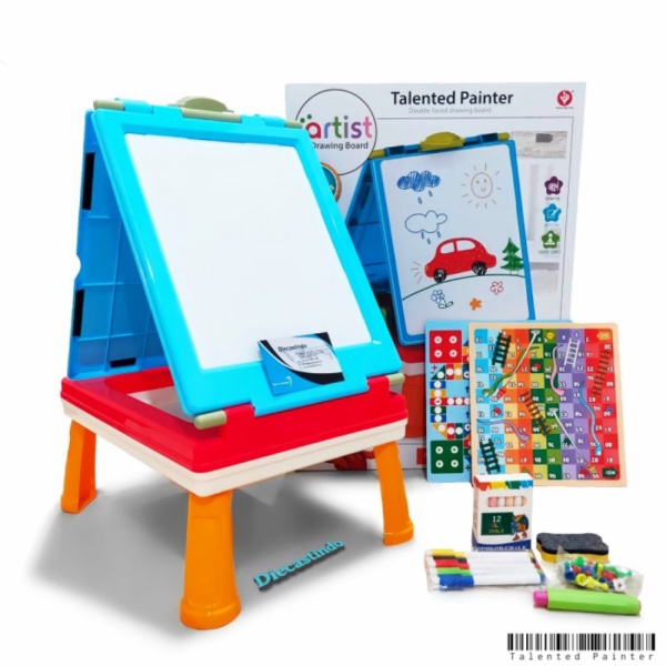 

Talented Painter Double-Faced Drawing Board - Biru Murah