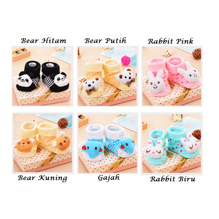  Kaos  Kaki  Bayi  Anak Motif Imut Shopee  Indonesia