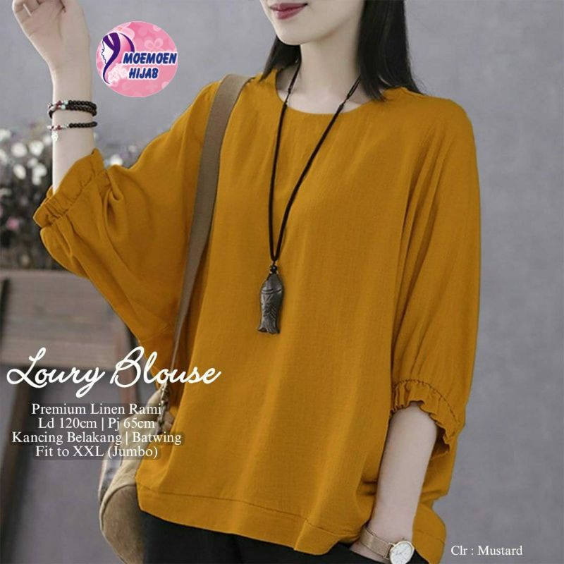 LOURY BLOUSE BAJU WANITA KEKINIAN