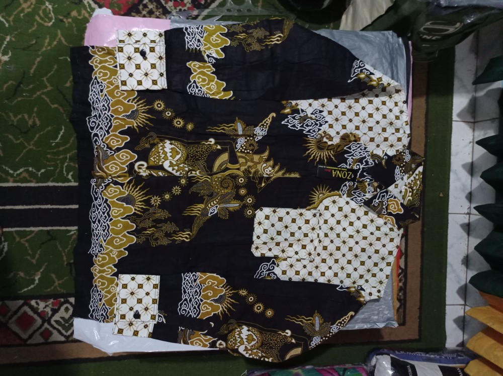Trolistore Grosir Kemeja Batik Pria Cowok Lengan Panjang Kj Kjp