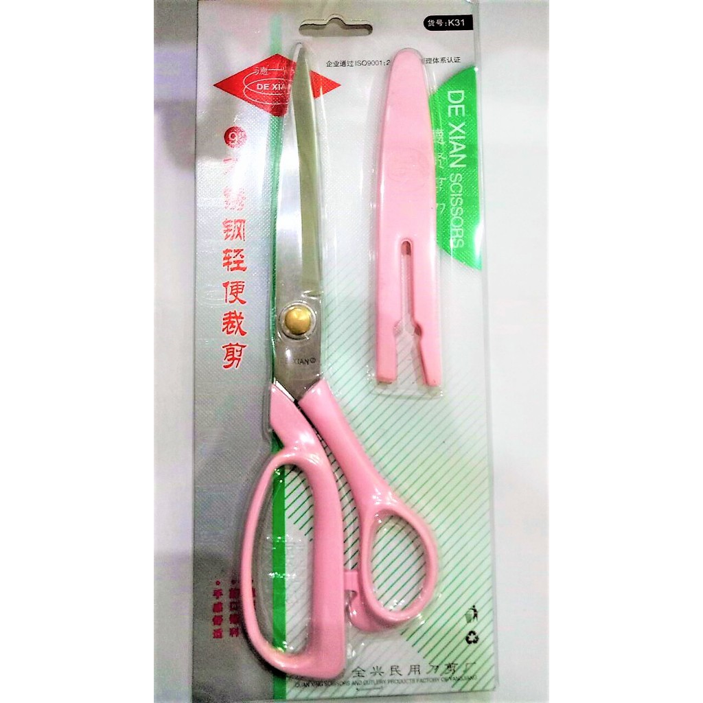 Gunting DE XIAN 10cm deep cutting blade scissor