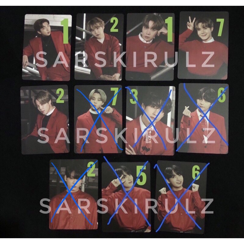 BTS MOTS ONE Mini Photocards Mini PC