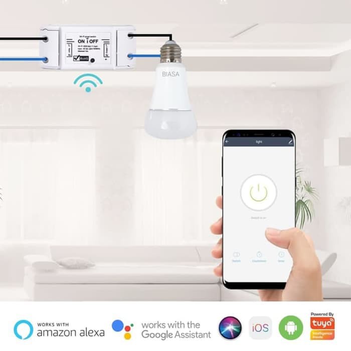 BARDI Smart BREAKER ON OFF Switch Wireless IoT Home Automation