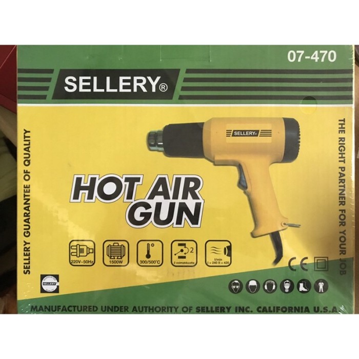 Sellery HG-500 Hot Air Gun / Heat Gun - Hijau 1500W 220V