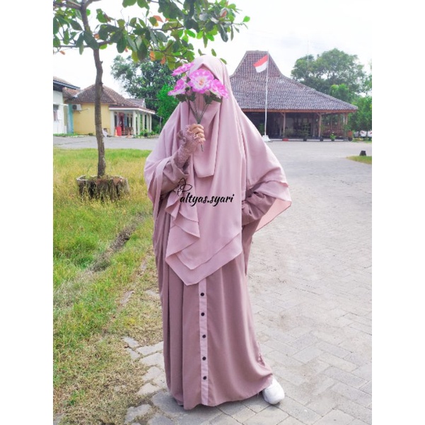 abaya fatimah / abaya batwing / abaya perancis / abaya kelelawar / abaya turki / set abaya batwing /