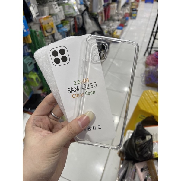 SAMSUNG S23/S23+/S23 ULTRA/S22/S22+/S22 ULTRA/M32/A22 4G/5G/A32 4G/A02/A12/A02S SOFTCASE BENING CLEAR 2.0mm ANTICRACK CASE PELINDUNG KAMERA