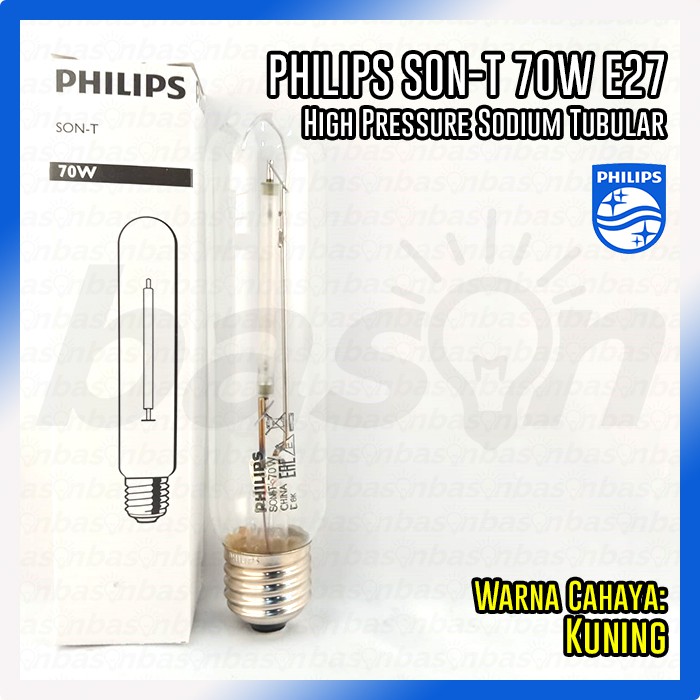 PHILIPS SON-T 70W E E27 - Lampu Sodium High Pressure