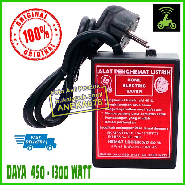 ALAT PENGHEMAT LISTRIK HOME ELECTRIC SAVER ORIGINAL 450 - 1300 WATT