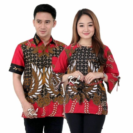 Couple Batik Merah Senopati
