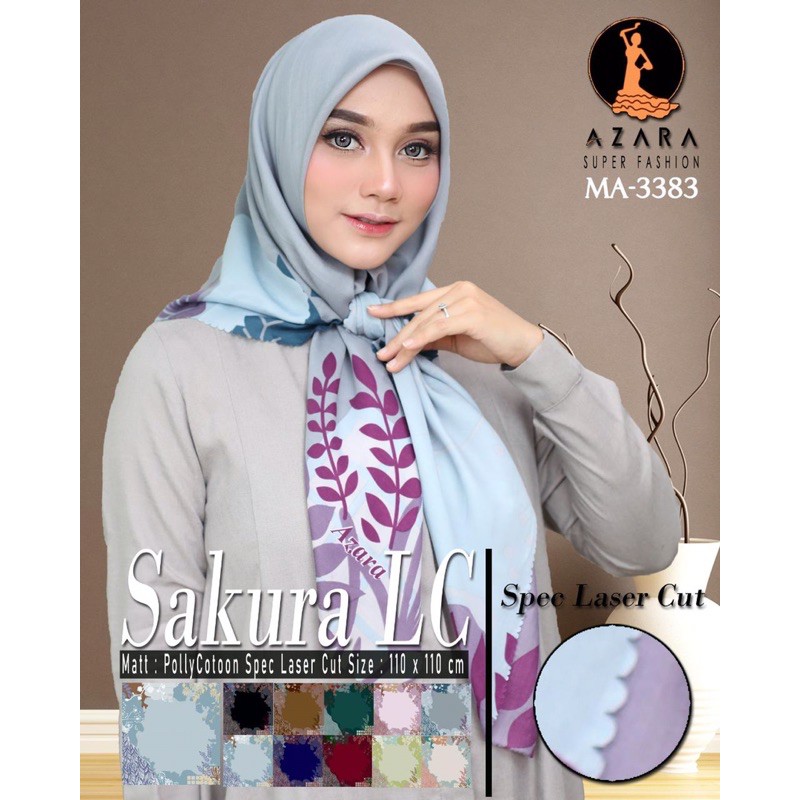 Segiempat/Voal Motif 110x110-8