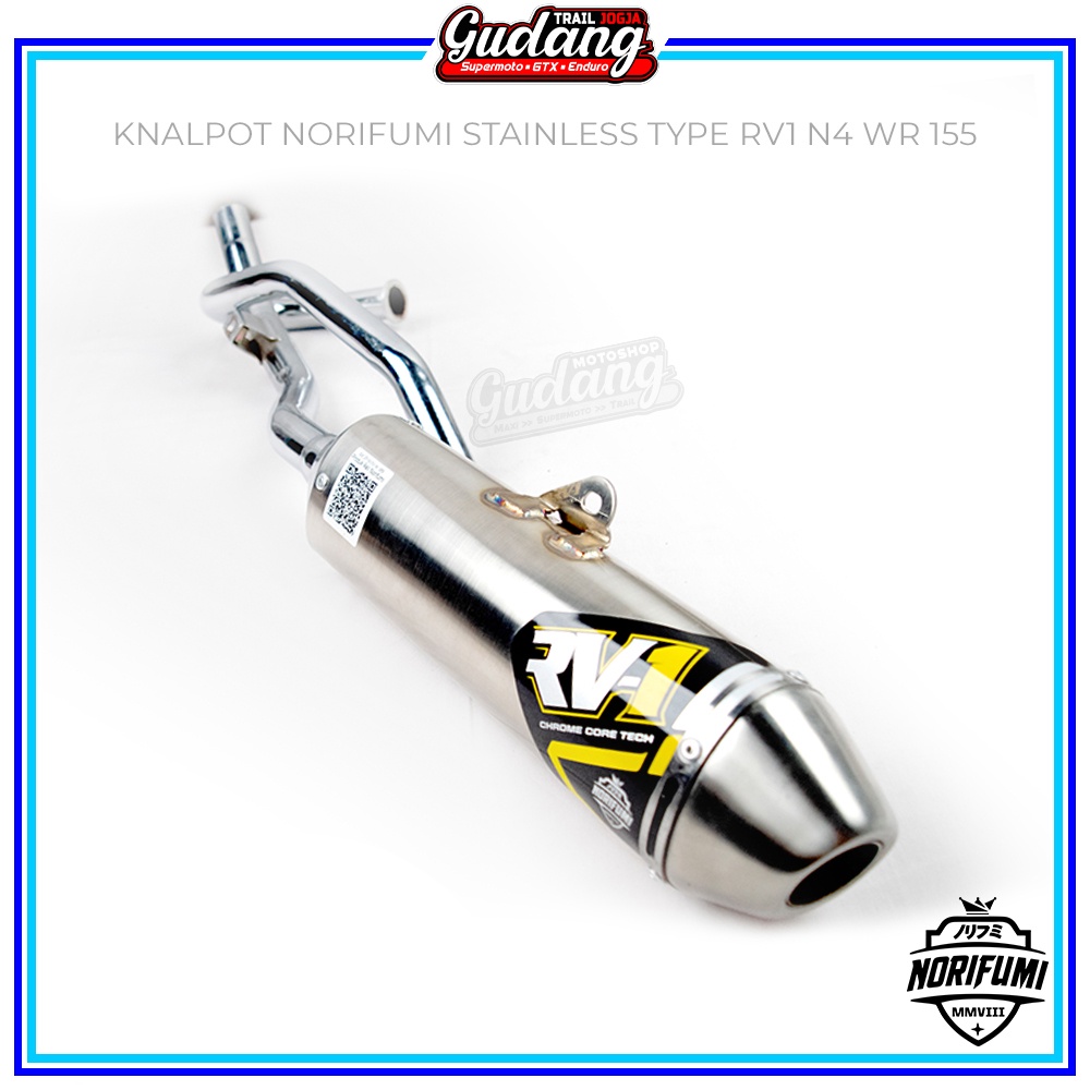 Knalpot Kenalpot Muffler Original Norifumi RV1 N4 NEW KLX 150 BIGFOOTF DTRACKER New CRF 150L KLX WR 155