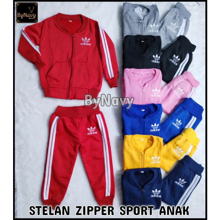 Stelan anak laki-laki stelan zipper anak laki-laki  stelan anak perempuan