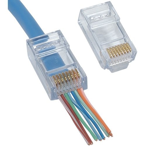 Konektor RJ45 Connector RJ 45 PIN LAN Cat5e Cat6 Satuan Jaringan