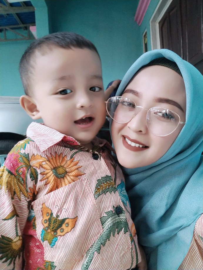 Batik Couple Keluarga Sania Ruffle Ori Ndoro Jowi Dnt Motif Matahari