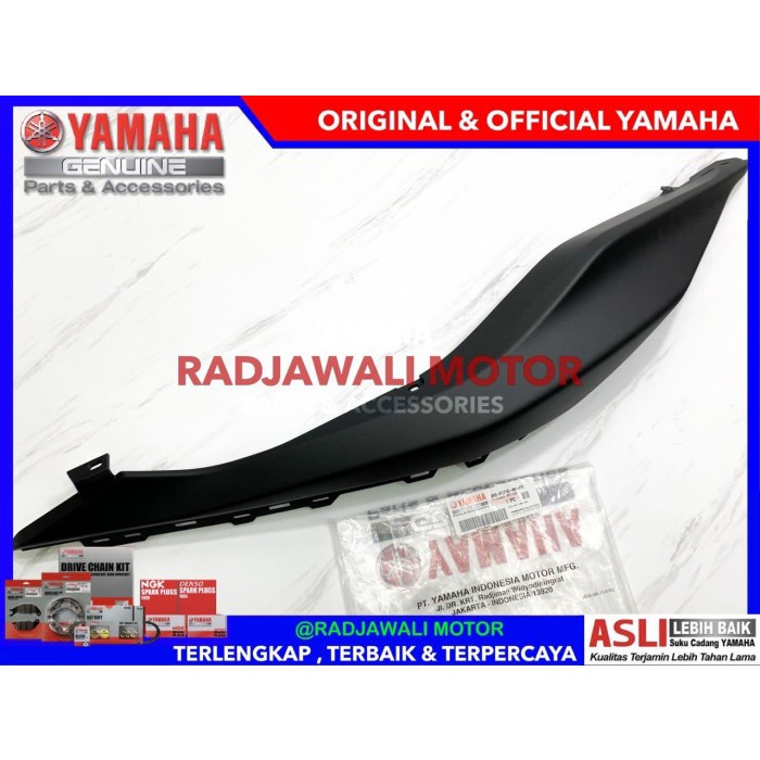 COVER BODY KIRI AEROX 155 HITAM DOFF ASLI ORIGINAL YAMAHA