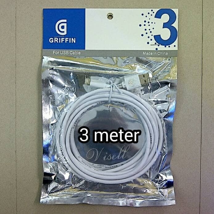 KABEL DATA GRIFFIN APPLE 5/6/7/8 ORIGINAL 3M