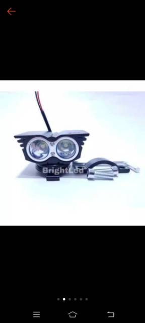 LAMPU TEMBAK LED OWL 2 MATA MINI