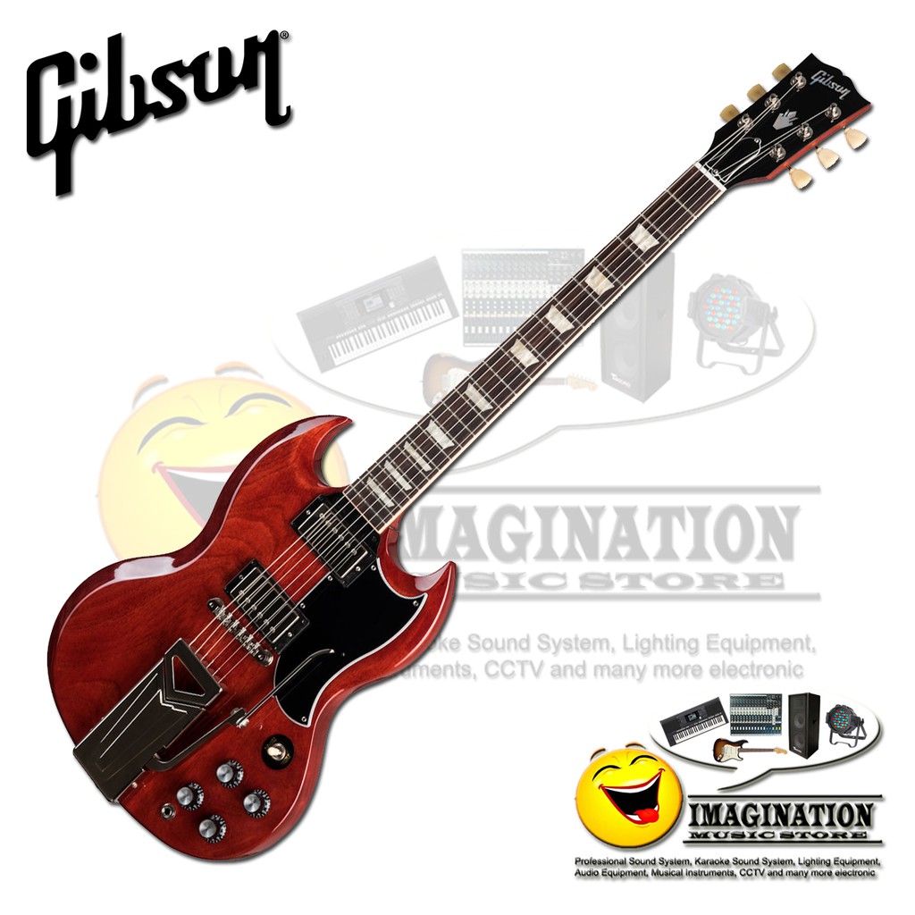 Gibson SG Standard '61 Sideways Vibrola - Vintage Cherry