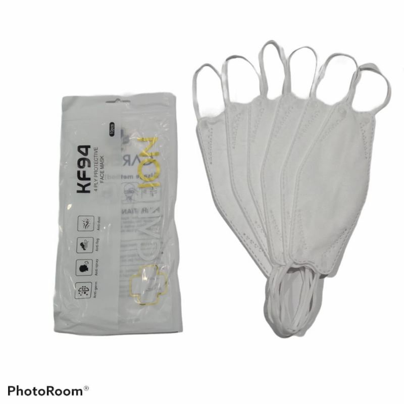 MASKER 94 CAREION ISI 10PCS Masker KF94 Masker 4D Masker KF94 CAREION KOREA 4ply KF94