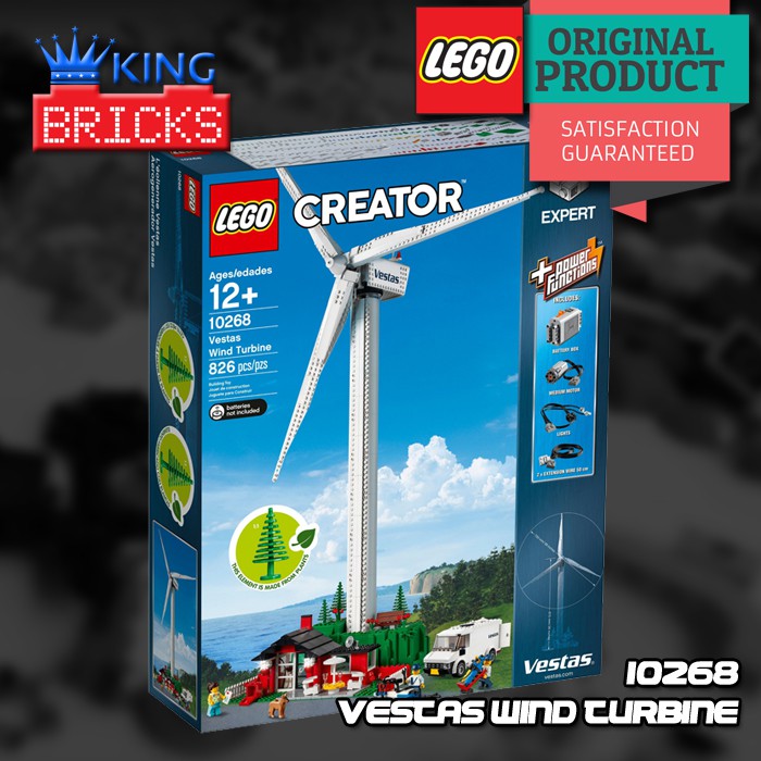 lego creator 10268 vestas wind turbine