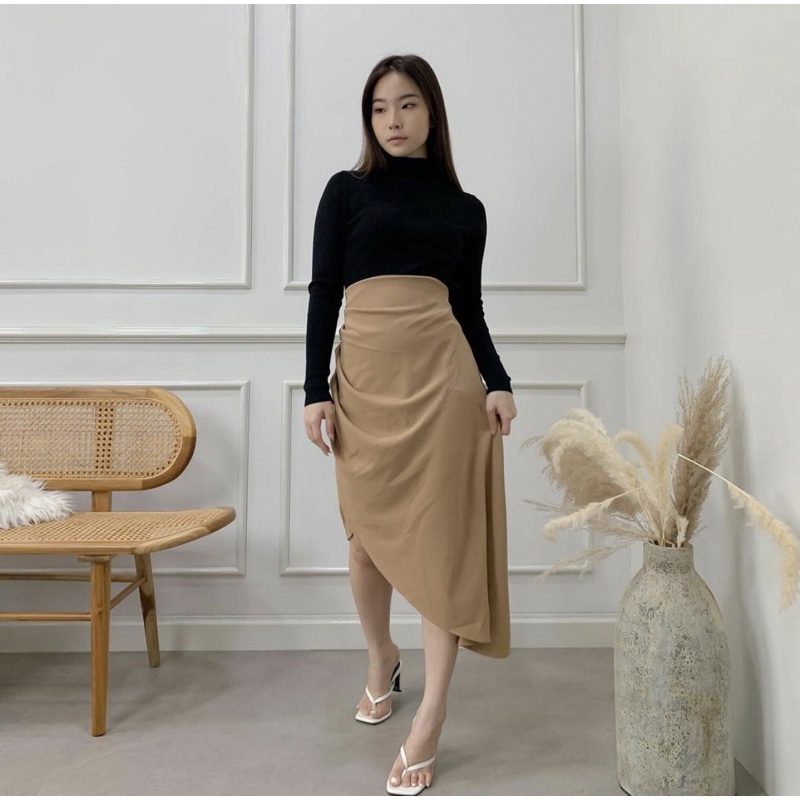 VIONA ASYMMETRIC SKIRT KOREA - ROK CASUAL