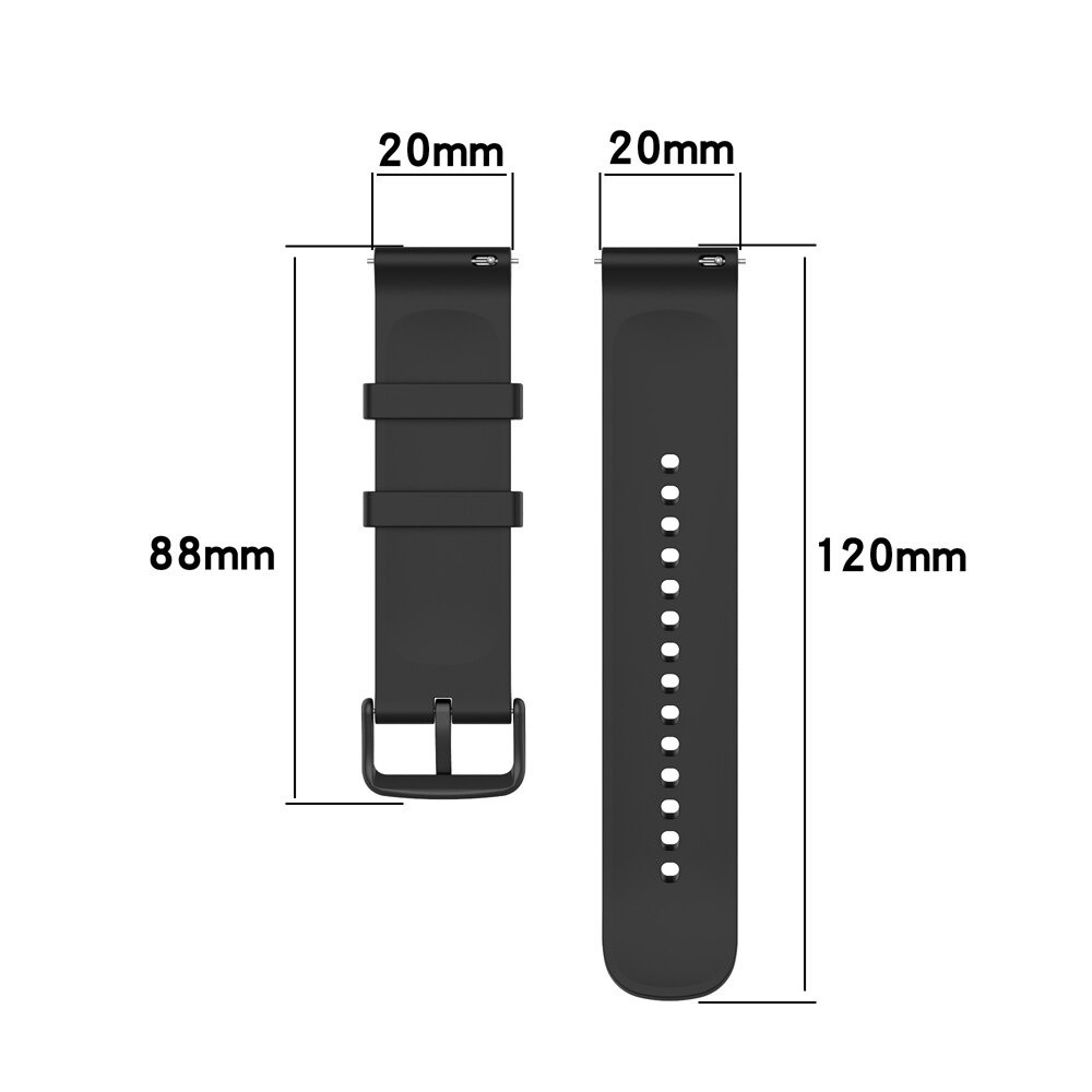 Tali Strap Jam untuk Smartwatch Haylou Solar LS05 / LS05S / LS04 / LS09B / RT2 LS10 - UNV2 Replacement Strap