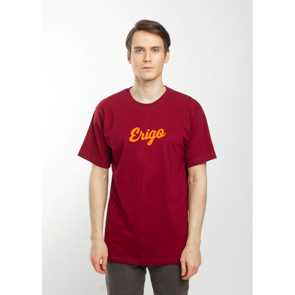 

Erigo T-Shirt Basic Orange Maroon