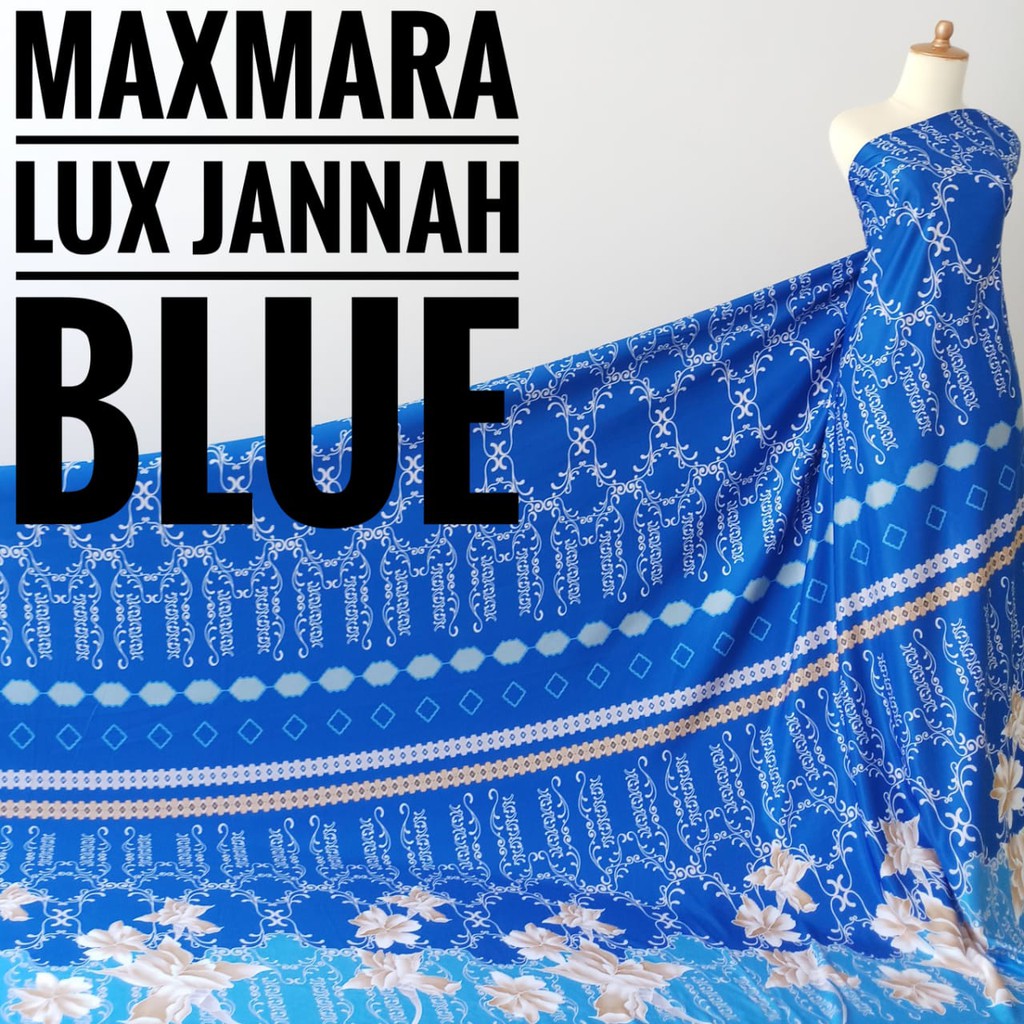 Kain Meteran Maxmara Lux Jannah Blue (0.5M)