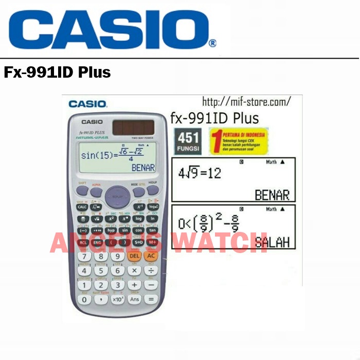 Casio Scientific fx 991id plus Original/ Kalkulator Ilmiah Casio