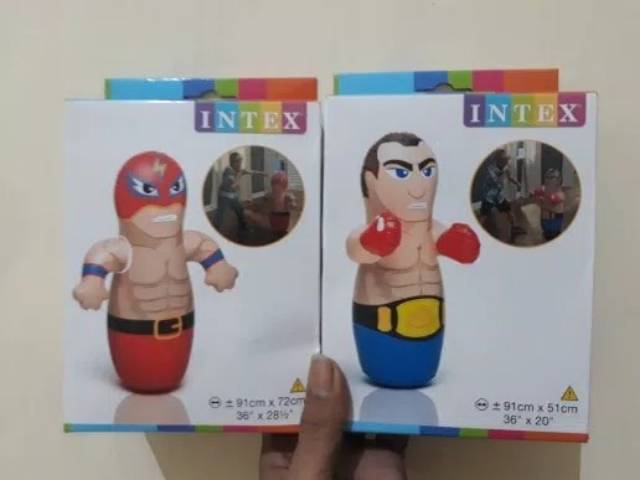 mainan tinju anak / sansak intex ( balon tinju anak, balon renang )