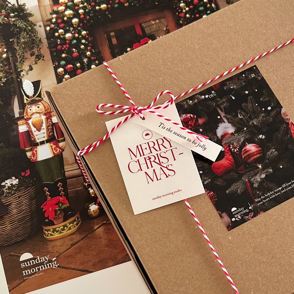 

Christmas Hampers Packaging & Greetings Card