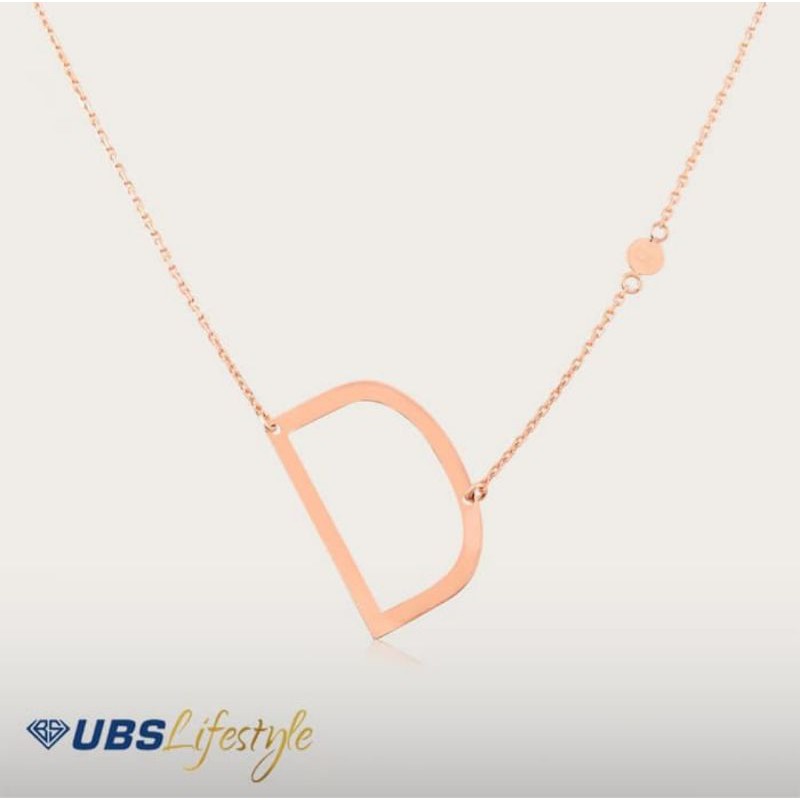 KALUNG EMAS UBS ALPHA BETA CAREN DELANO D - ROSE GOLD 750 - KKV13748