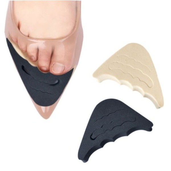 Insole busa spons Bantalan pengganjal bagian depan Sepatu Kebesaran