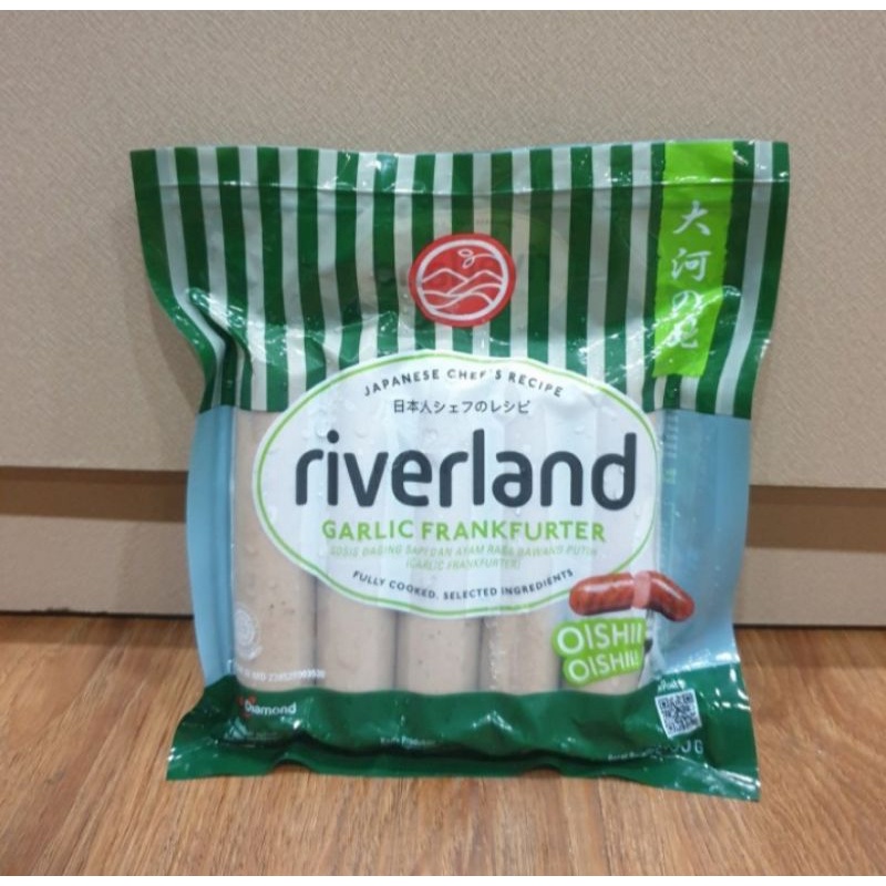 

Riverland Garlic Frankfurter Sausage / Sosis Ala Jepang 360gr