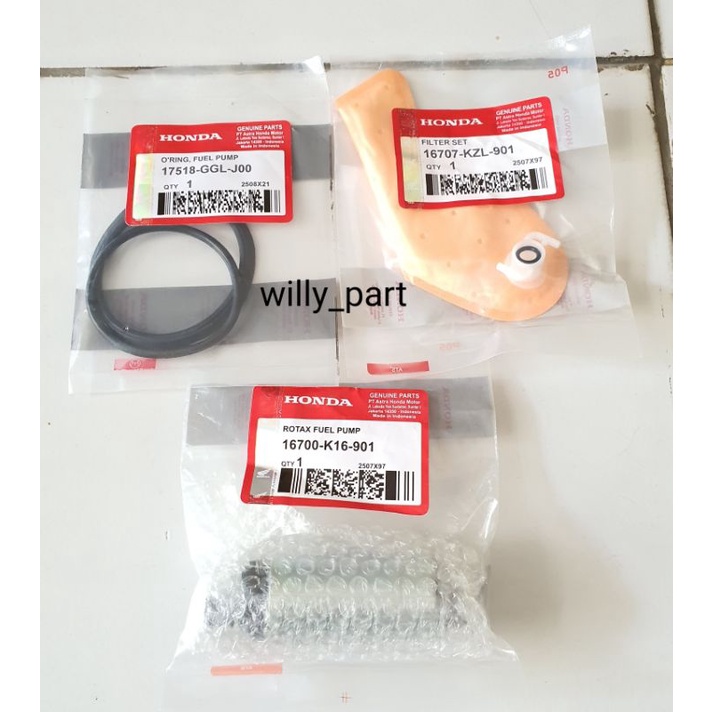 Dinamo Rotak + Filter Fuel Pump + Oring Fuel Pump Beat Fi Beat Esp Scoopy Fi Vario 110 Fi Esp Beat E
