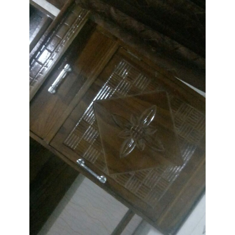 TOLET DANDAN KAYU JATI MEWAH