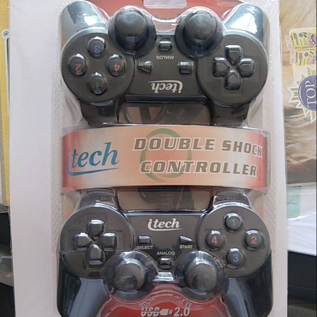 GamePad/Stick Double Hitam/Stick laptop/stick PC double/joystick