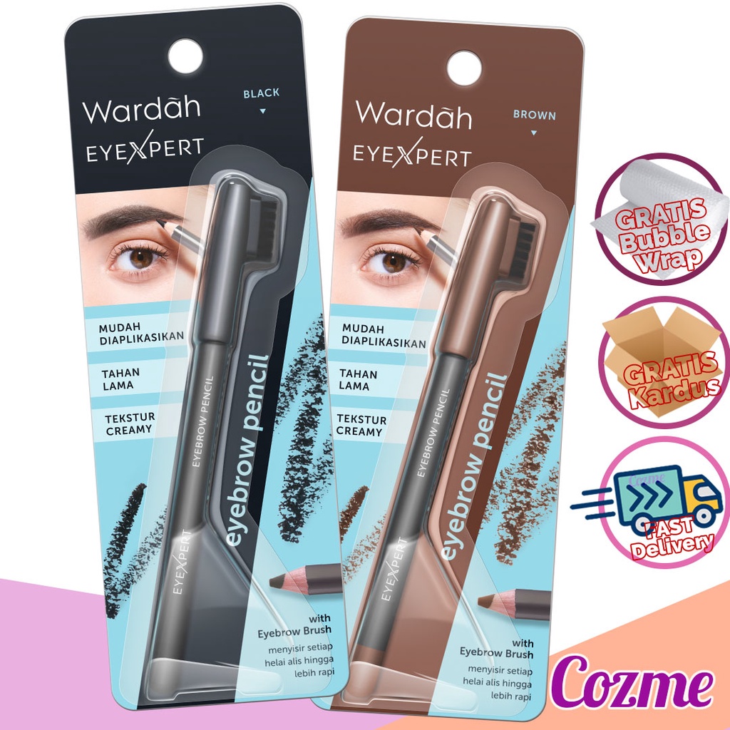 WARDAH EyeXpert Eye Brow Pencil with Brush