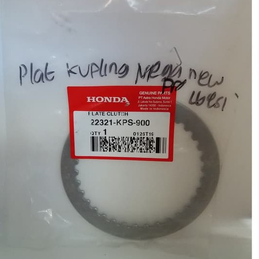 Jual Plat Kopling Mega pro New 22321-KPS-900 AHM / Kampas Kopling / ORI