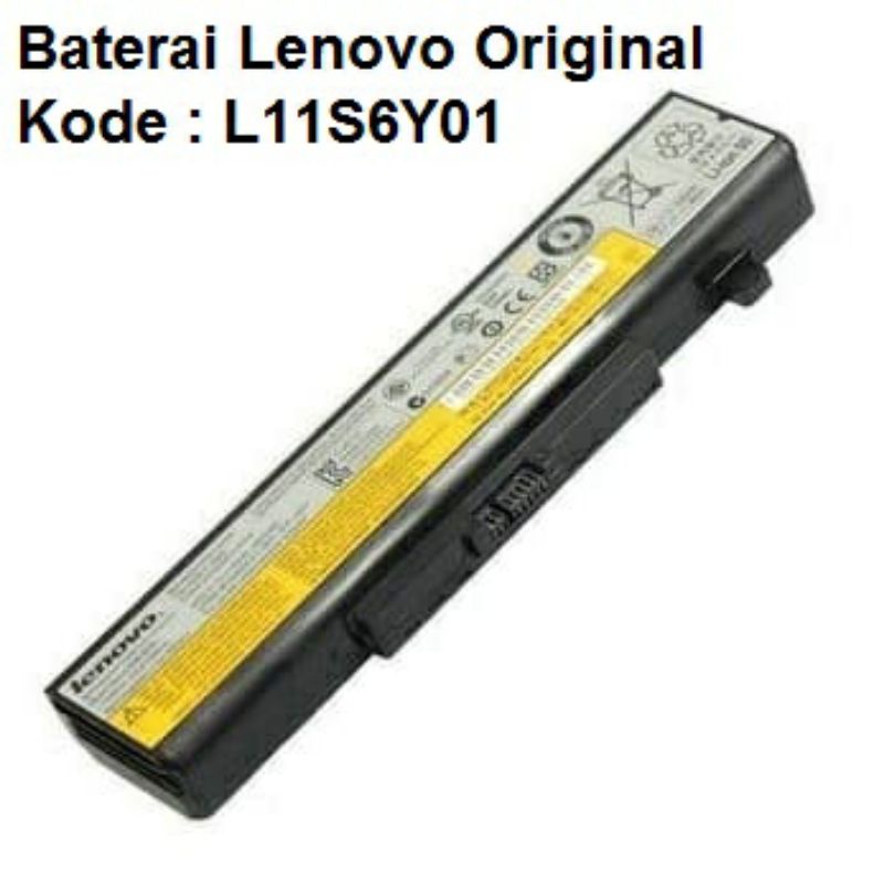 BATERAI LENOVO KODE L11S6Y01 G480 3000 B480 B485 B580 B585 G485 G580 G585 N580 P580 V480 V580 Y480 Y485 Y580 Z380 B490 G410 G400 Y480 Z480 E430 G500 V480 Y480 Z380 E431 G405 G410 G480 G485 G500 G505 G510 G580 ORIGINAL