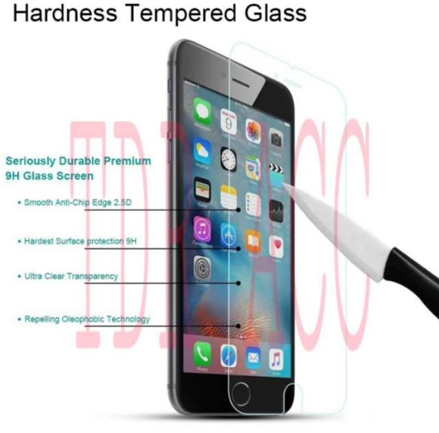 HOXEO TEMPERED GLASS BENING TRANSPARAN IPHONE 6